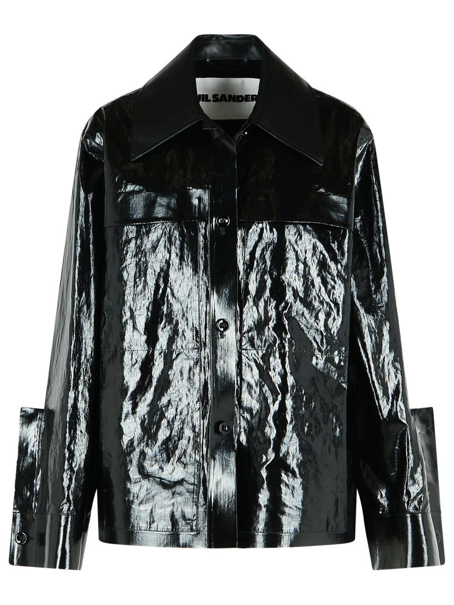 Jil Sander Black Linen Jacket