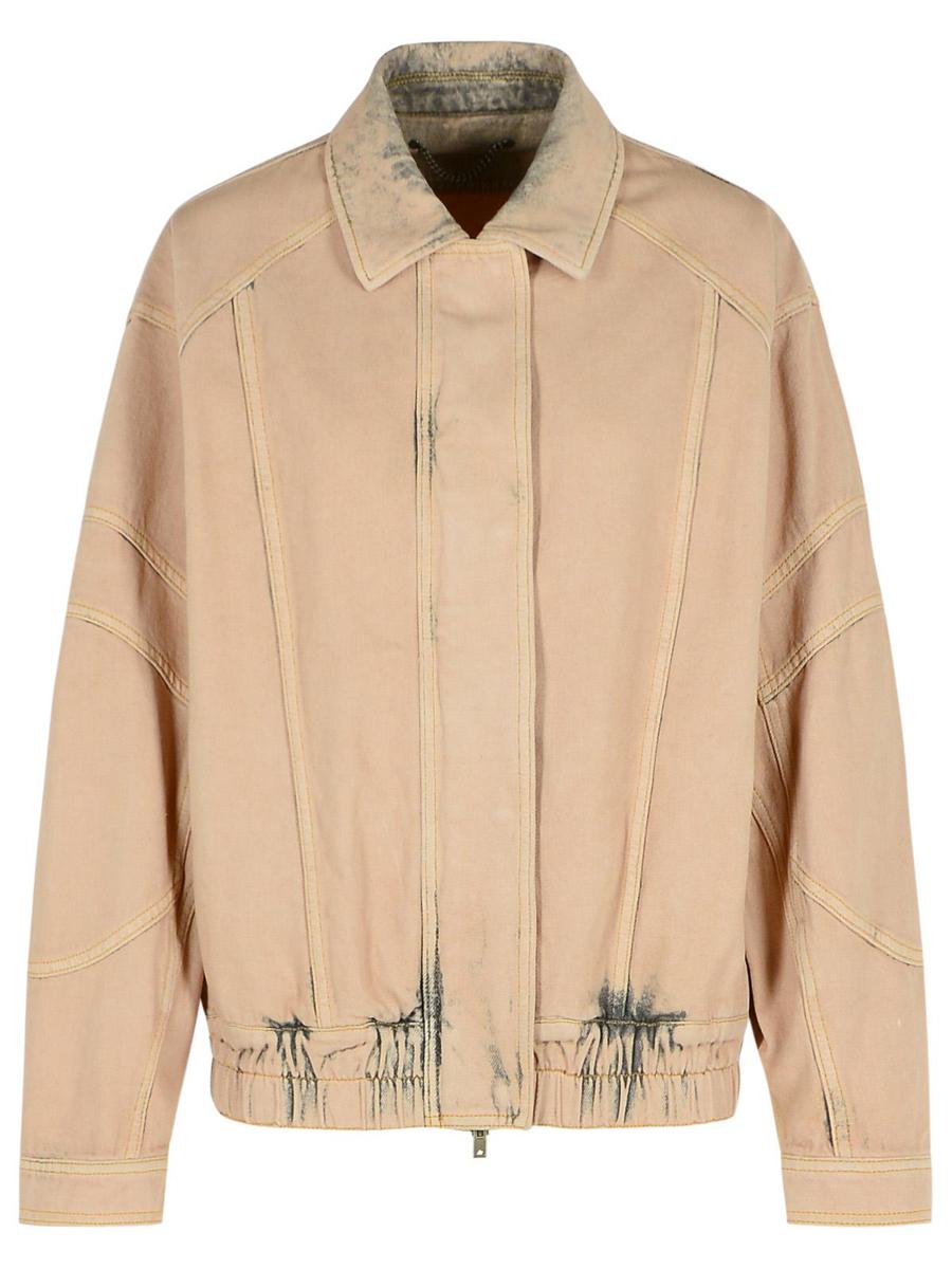 Golden Goose 'Nancy' Pink Cotton Bomber Jacket