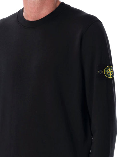 Stone Island Organic Cotton Crewneck Sweatshirt