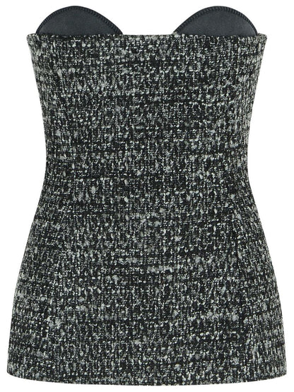 Diesel Two-Tone Wool Blend Top