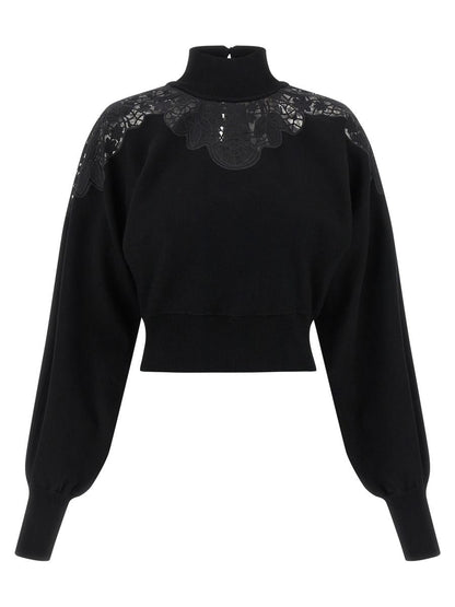 Twinset Tulle Lace Sweater