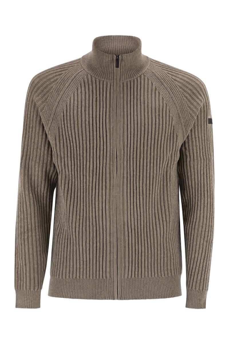 RRD Velvet Rave Full Zip Knit - Zip-Up Cardigan