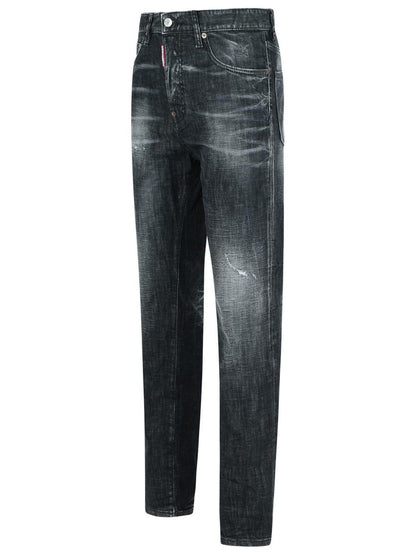 DSQUARED2 '642' Black Cotton Jeans