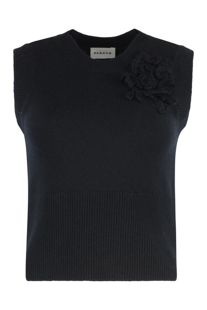 P.A.R.O.S.H. Loira Knitted Vest