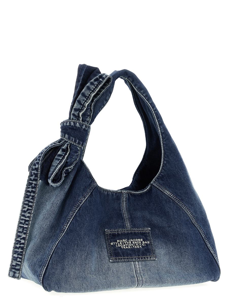 Marc Jacobs 'The Bow Denim Medium Sack' Shoulder Bag