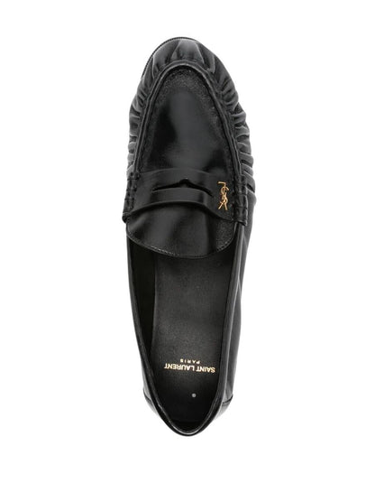 Saint Laurent Le Loafer Supple In Shiny Leather Shoes