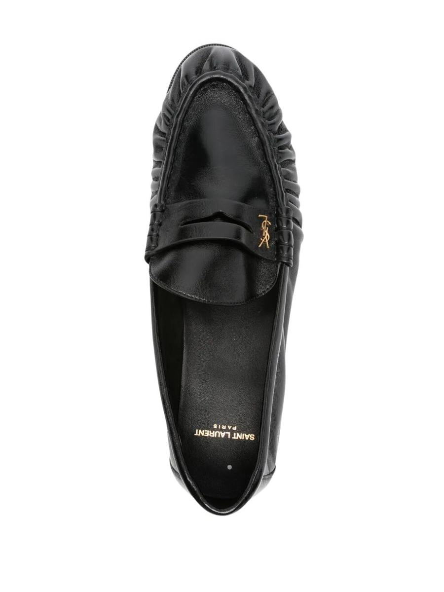 Saint Laurent Le Loafer Supple In Shiny Leather Shoes