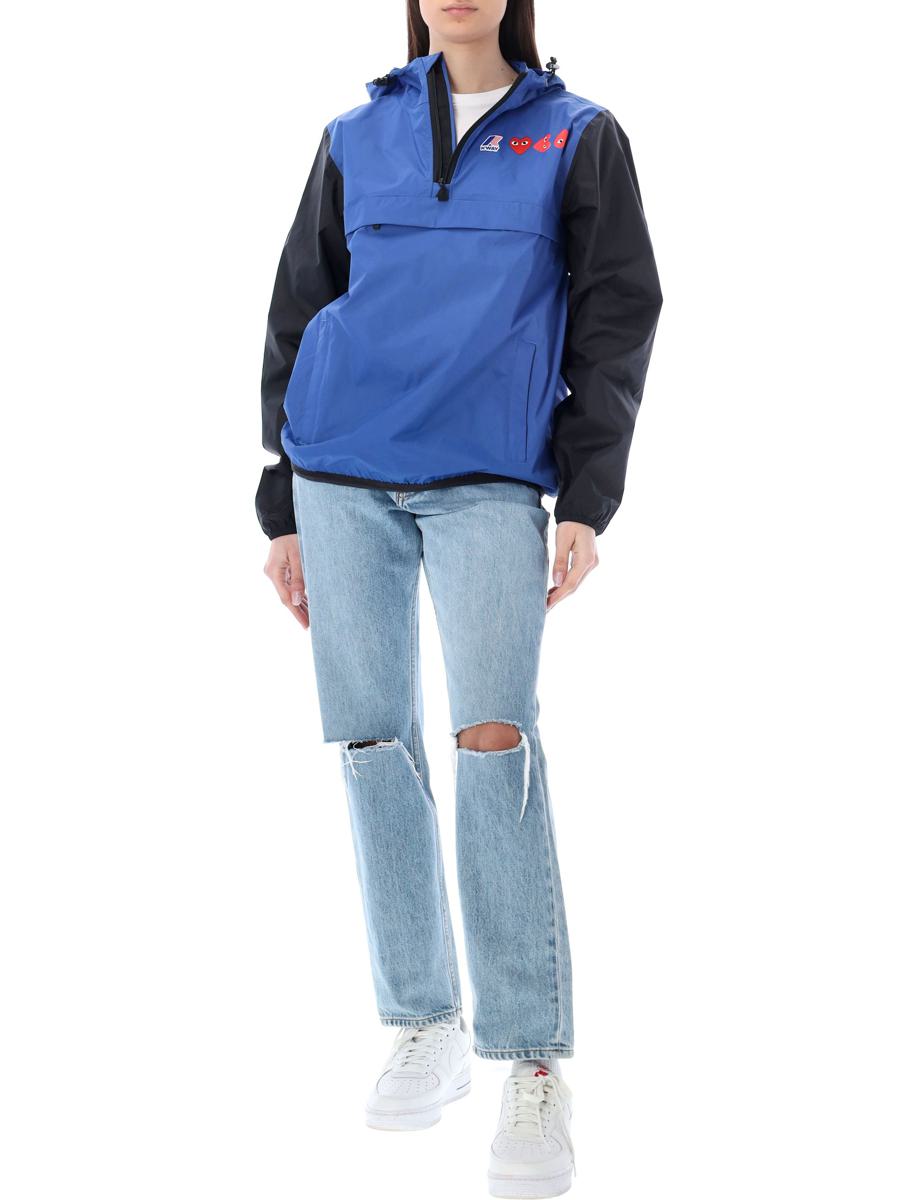 Comme Des Garçons Play Bicolor Waterproof Hooded Jacket