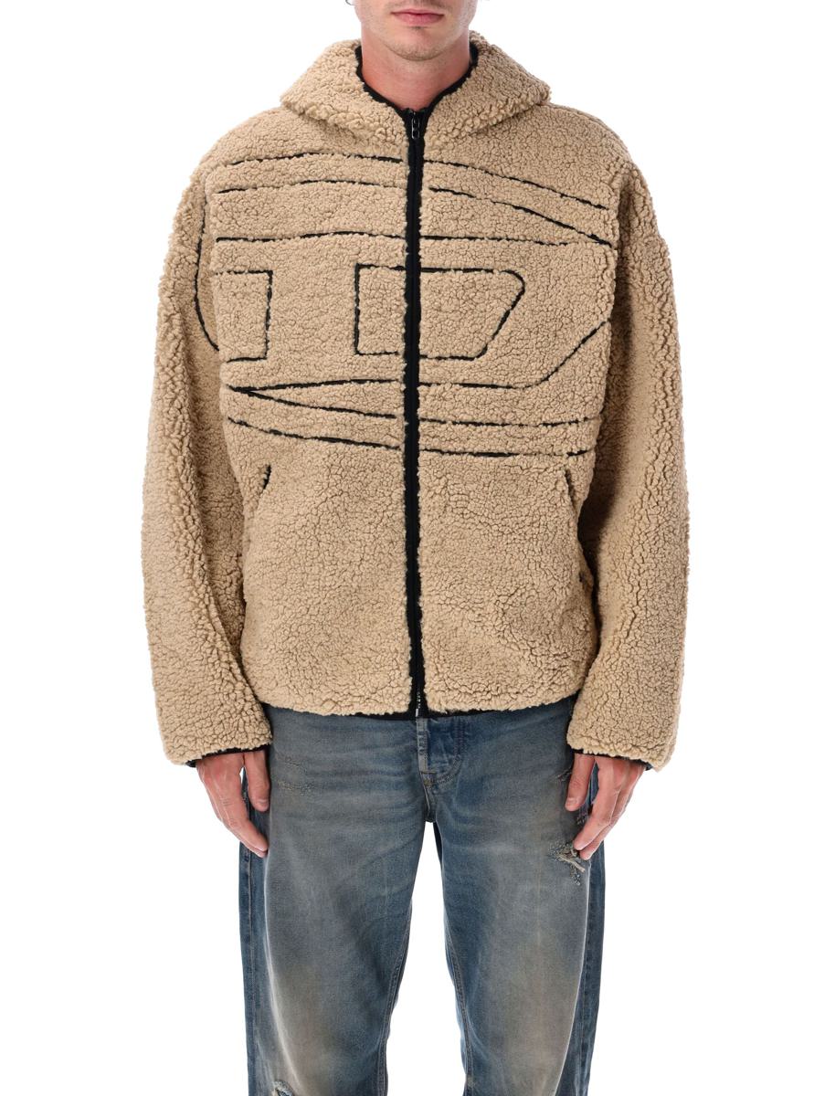 Diesel S-Zat Teddy Zip Hoodie