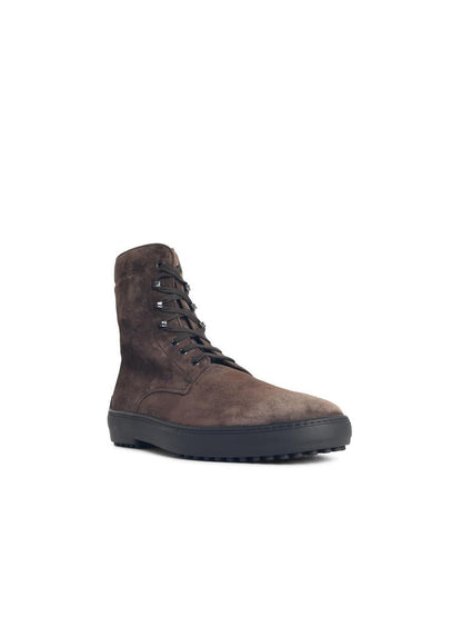 Tod'S Brown Suede Ankle Boots