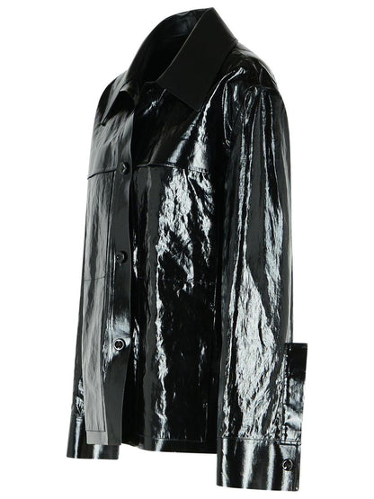 Jil Sander Black Linen Jacket