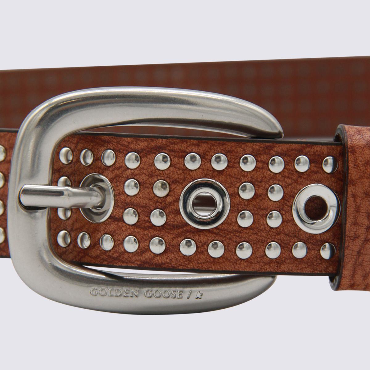 Golden Goose Brown Leather Belt