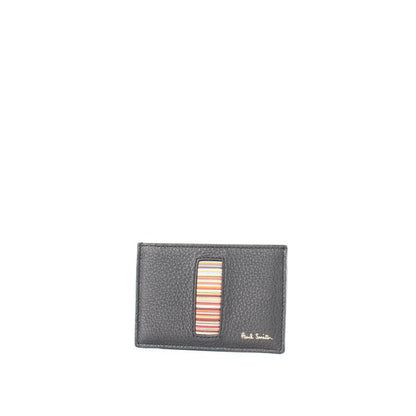 Paul Smith Black Leather Card Holder