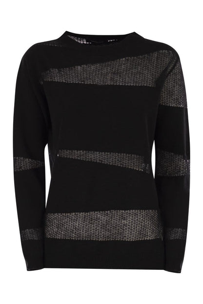 Fabiana Filippi Platinum Boat Neck Sweater