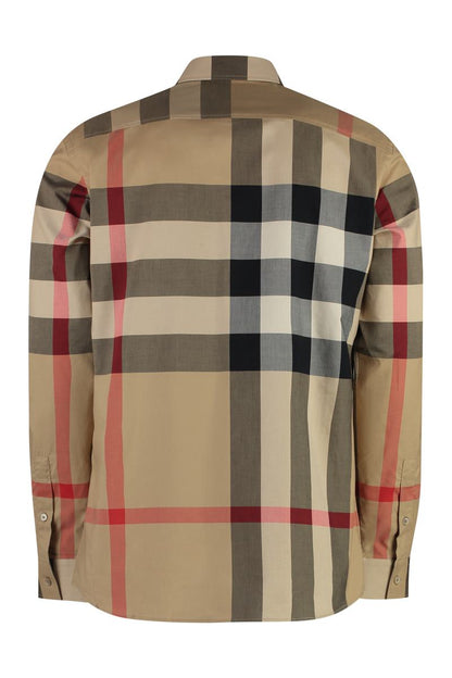 Burberry Check Print Cotton Shirt