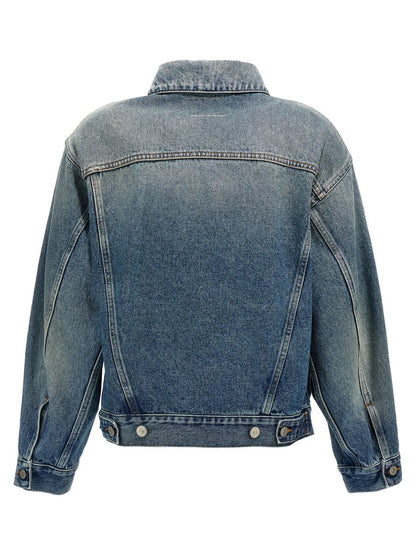 MM6 Maison Margiela Cut-Out Denim Jacket