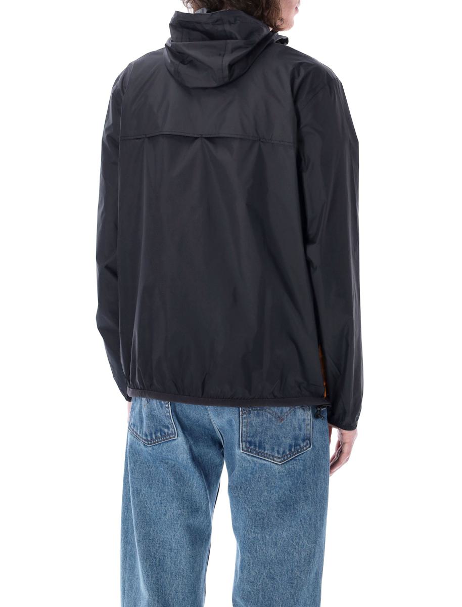 Comme Des Garçons Play Bicolor Waterproof Zip Jacket With Hood