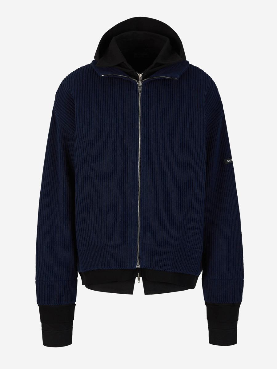 Balenciaga Zipper Hood Sweatshirt