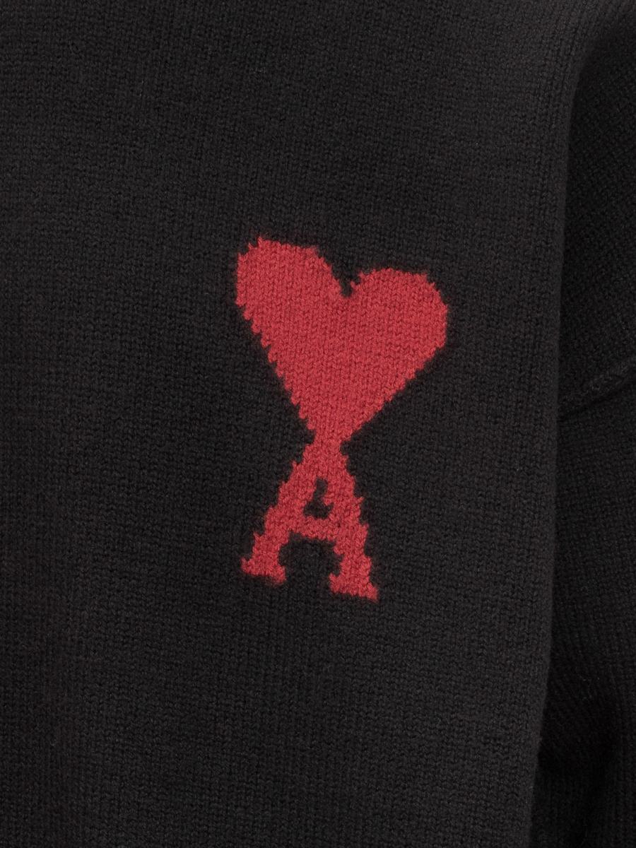 AMI Paris Ami Alexandre Mattiussi Men'S Turtleneck With Heart Logo