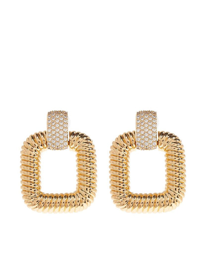 Self-Portrait Gold Knocker Earrings Accessories