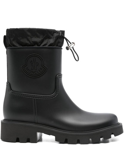 Moncler Black 'Kickstream' Rain Boots