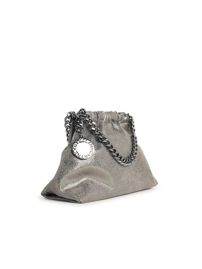Stella McCartney 'Falabella' Mini Bag In Silver Eco Leather