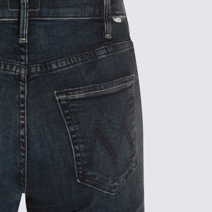 Mother Blue Cotton Jeans