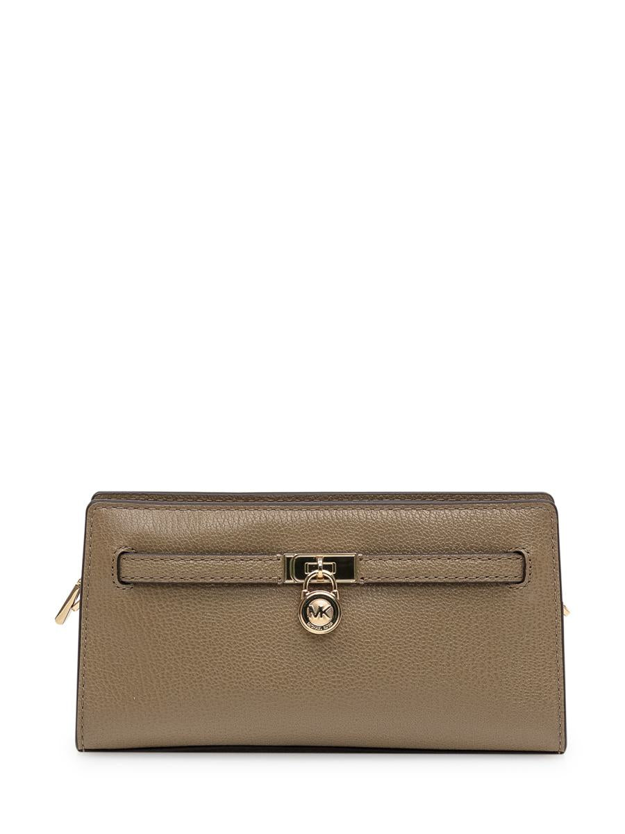 Michael Kors Michael Kors Taupe Leather Wallet