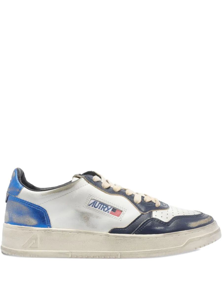 Autry "Sup Vintage Low" Leather Sneakers Shoes
