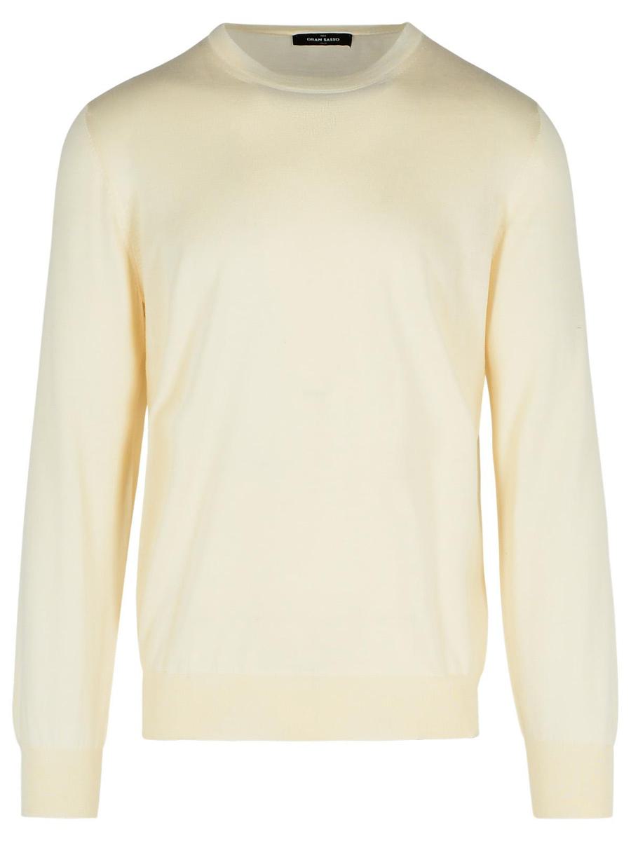 Gran Sasso Cream Cashmere Blend Sweater