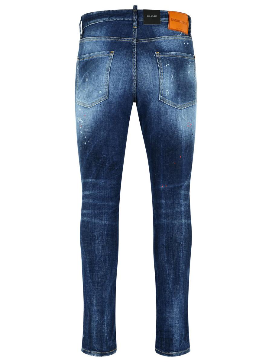 DSQUARED2 'Cool Guy' Medium Blue Wash Cotton Denim Jeans