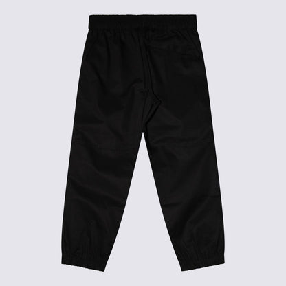 Burberry Kids Black Cotton Pants