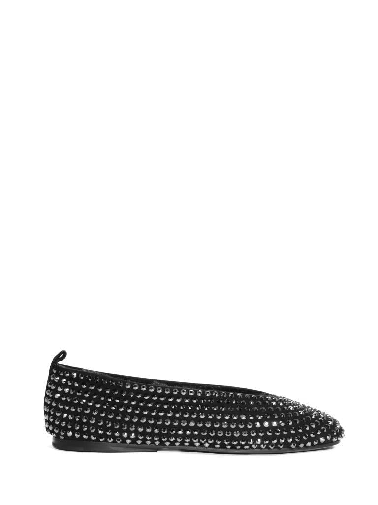 La Rose Ballerina Shoes Crystal Embellished