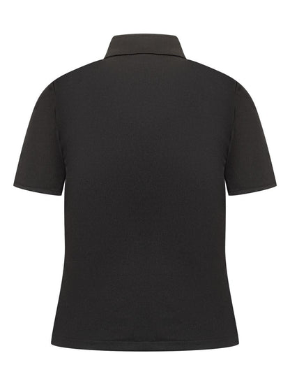 Courrèges Black Courrèges T-Shirt With Zipper