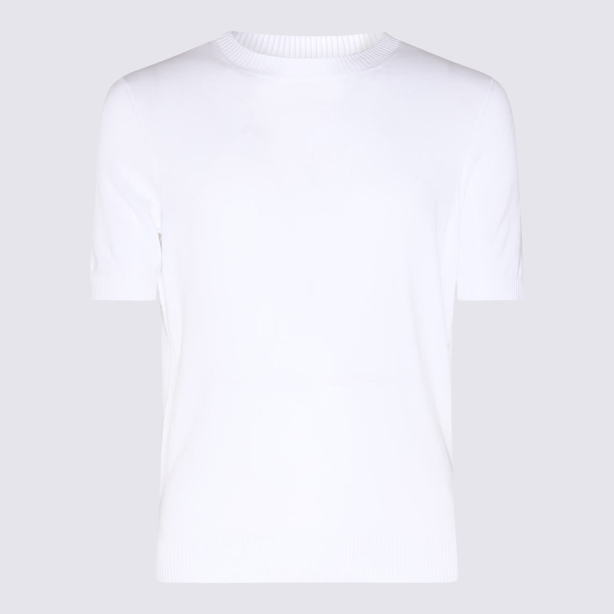 Malo White Cotton T-Shirt