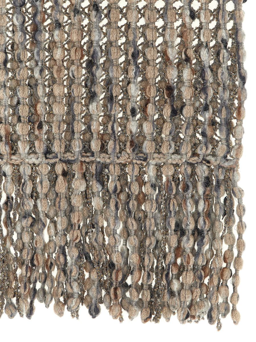 Brunello Cucinelli 'Balloon Net Embroidery' Scarf