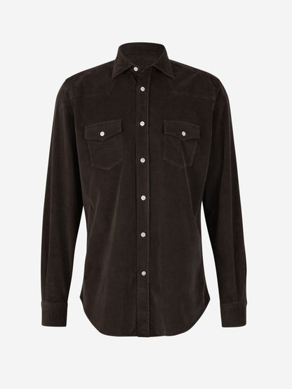 Vincenzo Di Ruggiero Cotton Corduroy Shirt