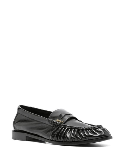 Saint Laurent Le Loafer Supple In Shiny Leather Shoes
