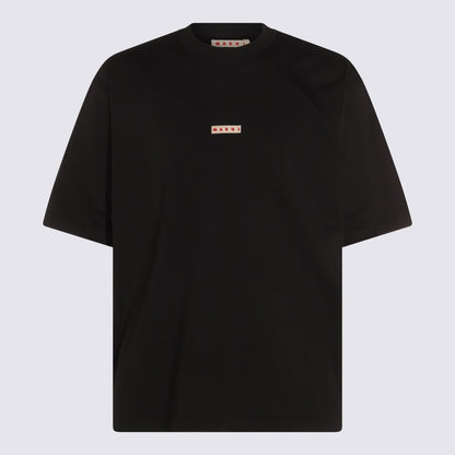Marni Black Cotton T-Shirt