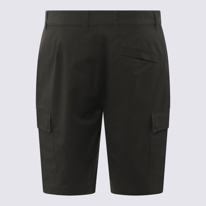 Add Dark Green Cotton Shorts