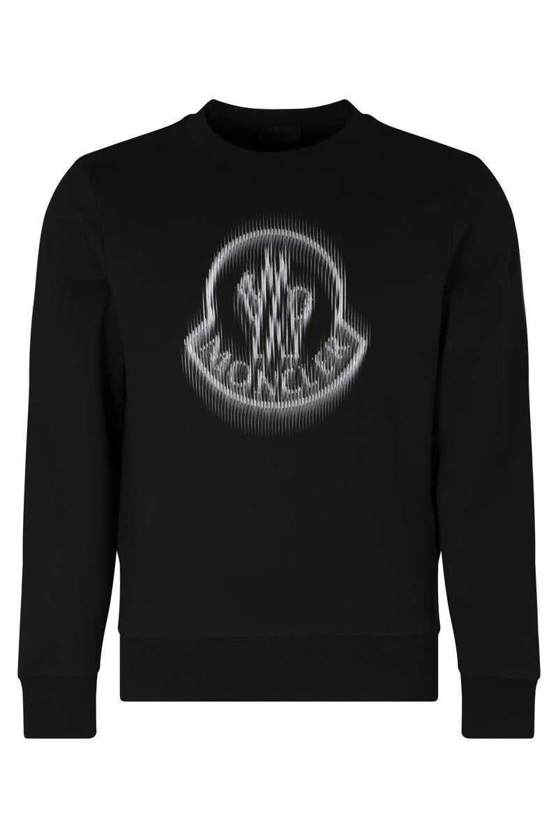 Moncler Cotton Crew-Neck Sweatshirt