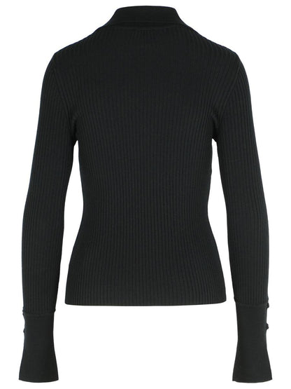 Courrèges Black Polyester Blend Sweater