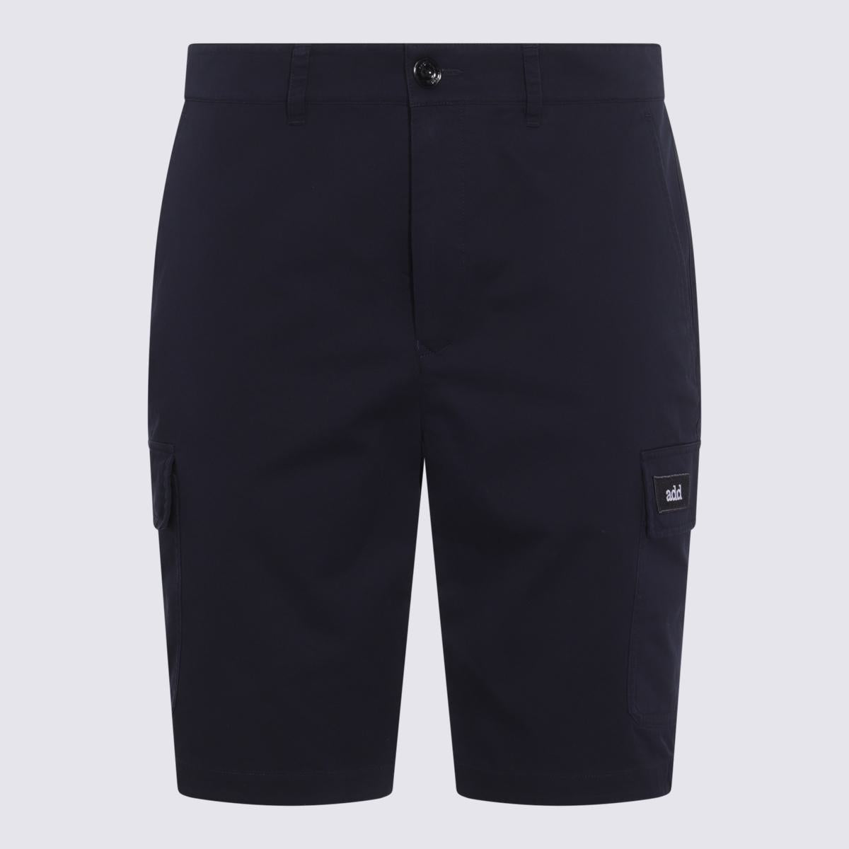 Add Dark Blue Cotton Shorts