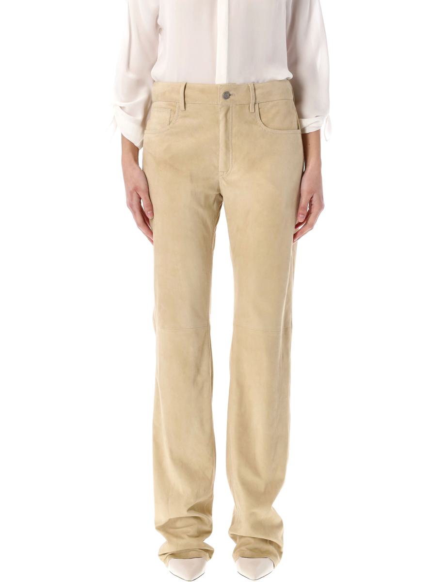 Ralph Lauren Suede Leather Trousers