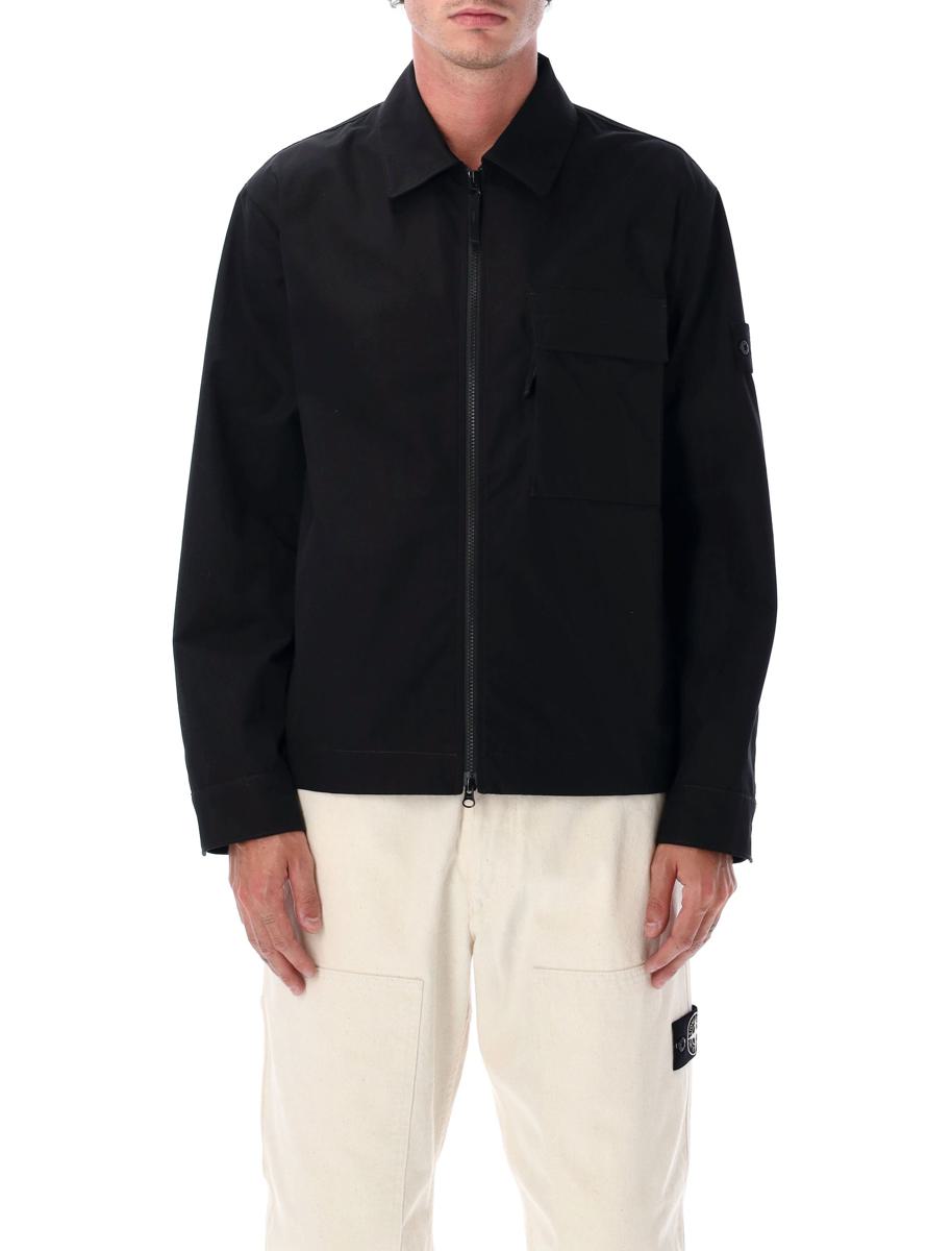 Stone Island Ghost Project Black Overshirt