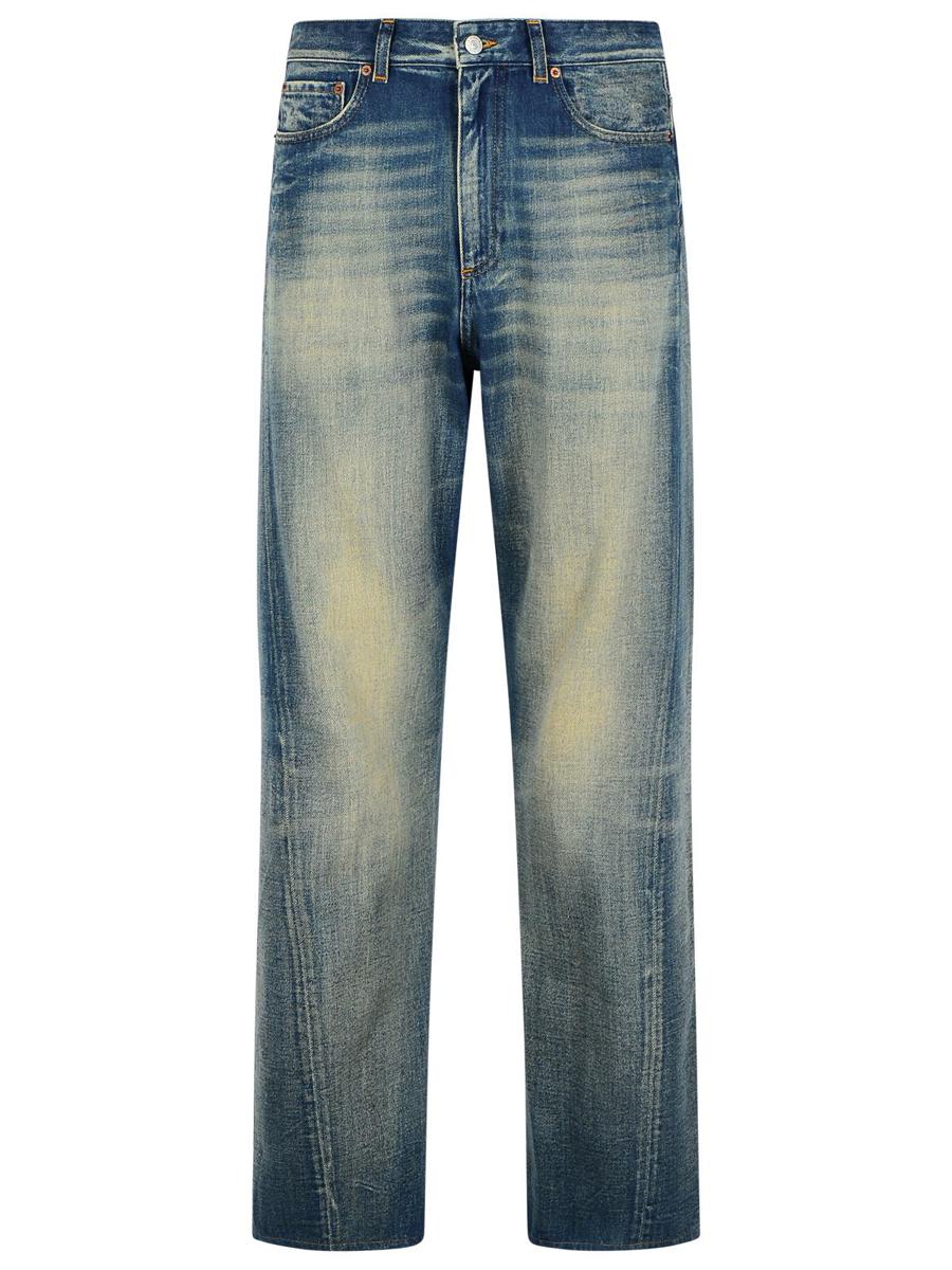 MM6 Maison Margiela Light Blue Cotton Jeans