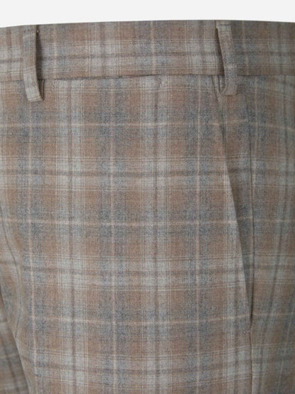Marco Pescarolo Formal Checked Trousers