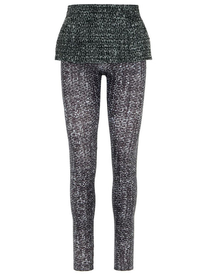 Diesel Two-Tone Polyester Blend Leggings