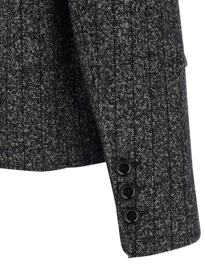 Dolce & Gabbana Striped Wool Blazer