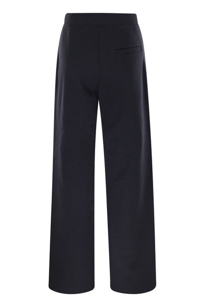 'S Max Mara Pompeo - Cotton Trousers With Logo
